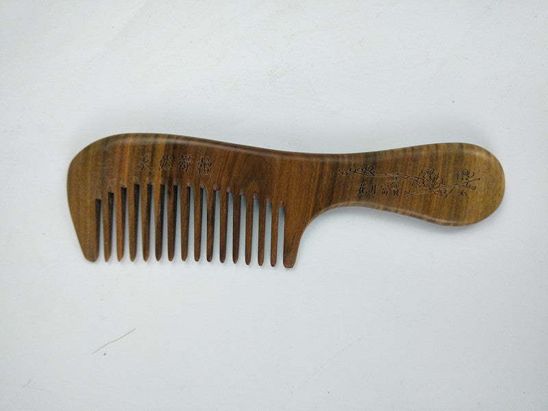 Sandalwood Comb Wooden Hair Comb Green Sandalwood Meridian Wooden Comb