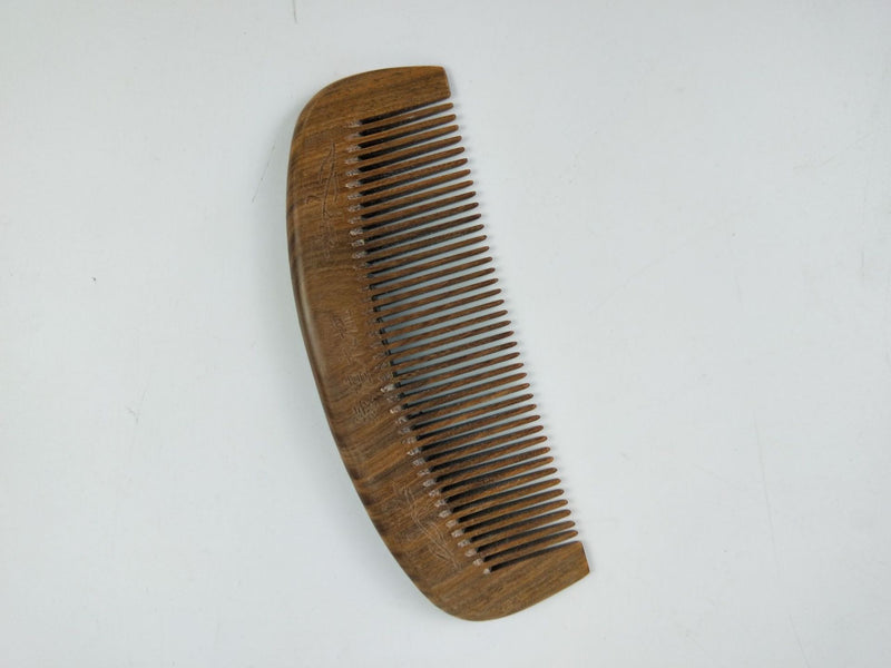 Sandalwood Comb Wooden Hair Comb Green Sandalwood Meridian Wooden Comb