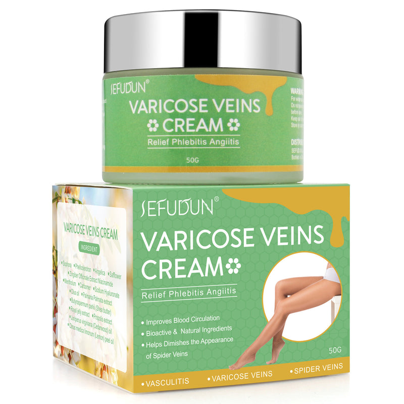 Vein Cream Red Blood Streaks Repair Bruises Bulge Relief Pain Safflower Skin care