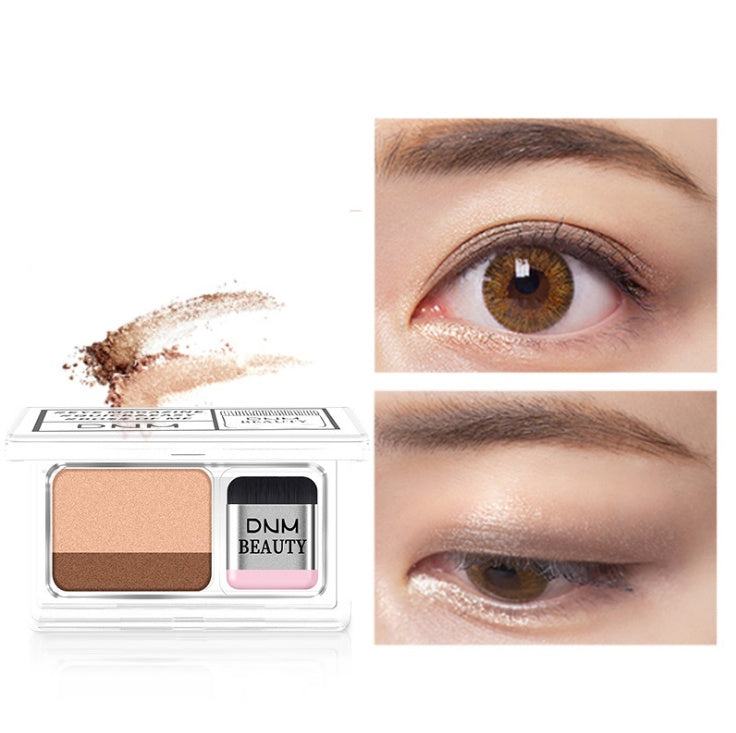 Double Color Lazy Double  Shadow  Waterproof Shimmer Eye Makeup