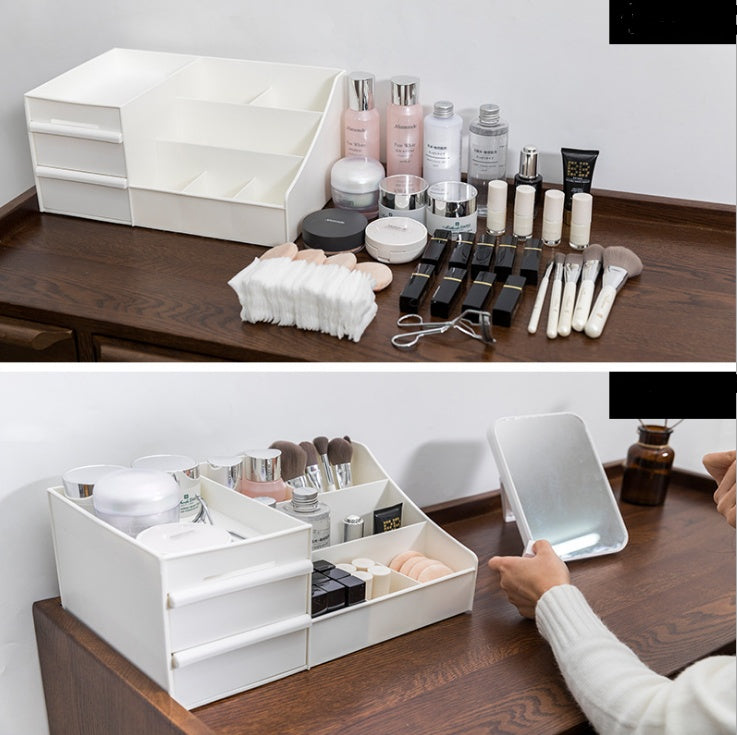 Storage Box Drawer Large Plastic Dressing Table Jewelry Box Storage Box