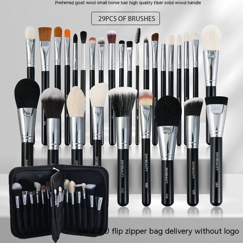 30 PCs Makeup Brush Set Soft Hair Eye Shadow Blush Face Powder Full Set