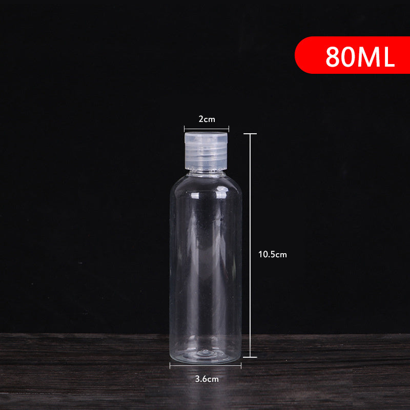 Plastic Bottle PET Transparent Butterfly Cover Cosmetics Subpackage