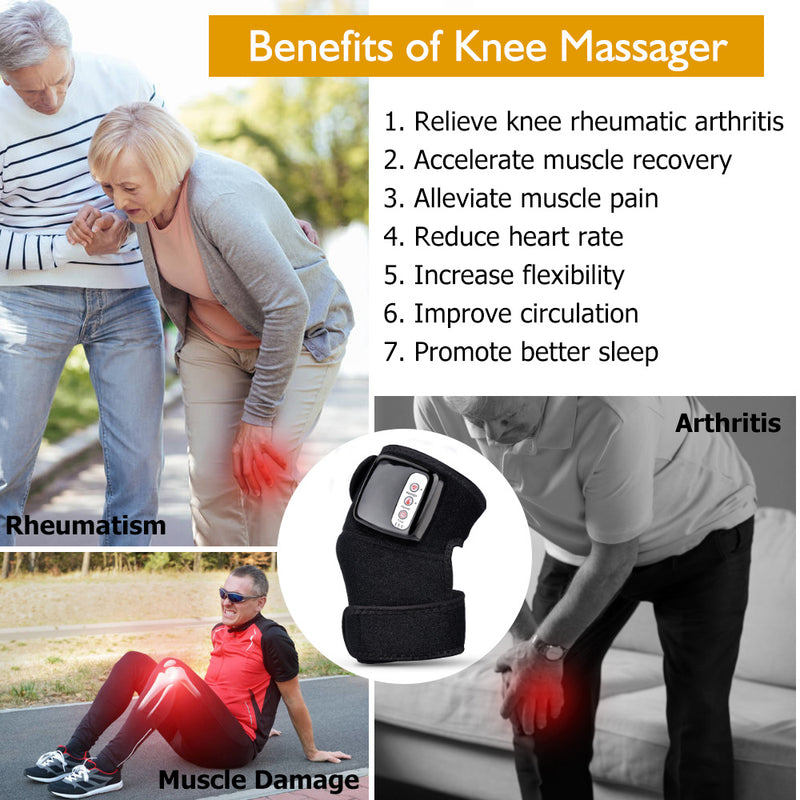 Electric Infrared Heating Knee Massager Wrap Elbow Joint  Pain Relief Massageador