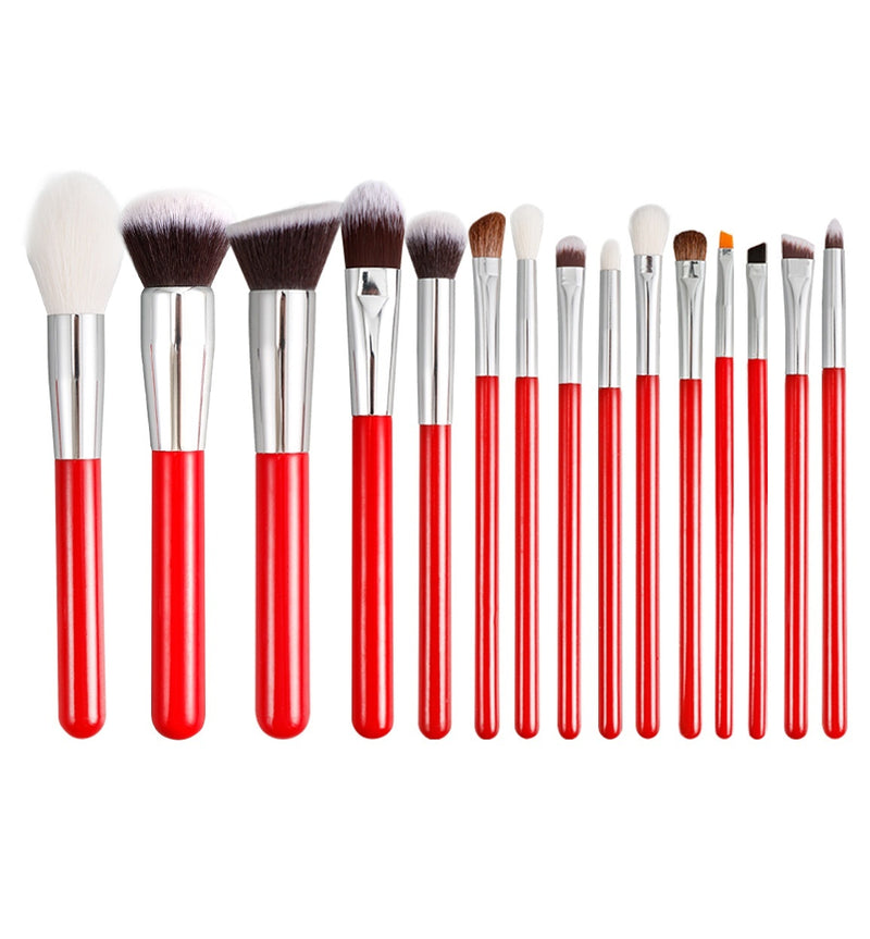 30 PCs Makeup Brush Set Soft Hair Eye Shadow Blush Face Powder Full Set