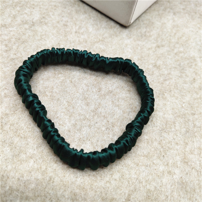 Silk seamless hair tie