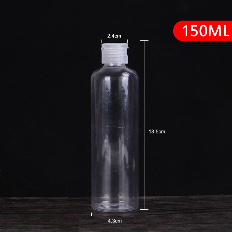 Plastic Bottle PET Transparent Butterfly Cover Cosmetics Subpackage