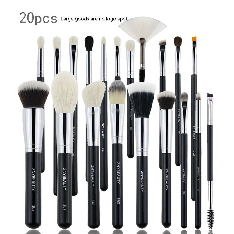 30 PCs Makeup Brush Set Soft Hair Eye Shadow Blush Face Powder Full Set