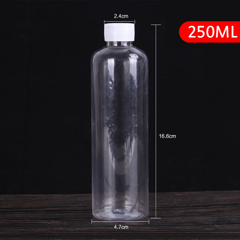 Plastic Bottle PET Transparent Butterfly Cover Cosmetics Subpackage