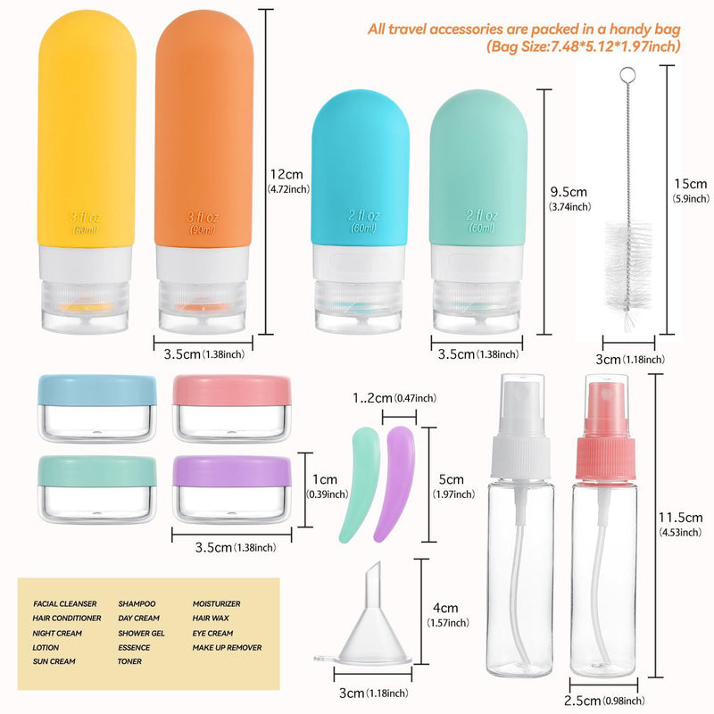 Storage Bottle Travel Set Shampoo Cosmetics Lotion Bottle