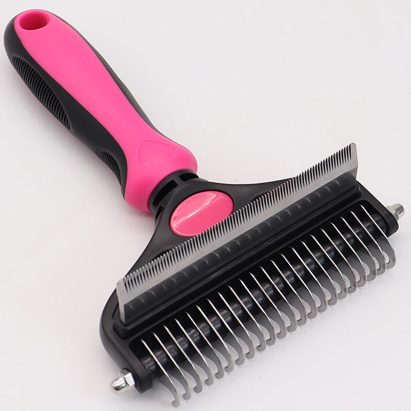 Pet Hair Unknotting Comb Thin Comb Two-in-one Beauty Products