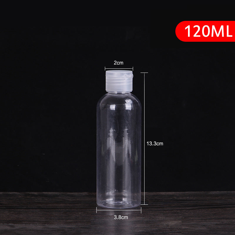 Plastic Bottle PET Transparent Butterfly Cover Cosmetics Subpackage