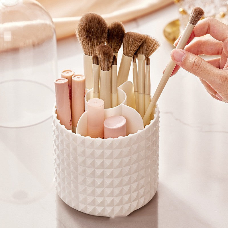 Cosmetics Storage Box Rotating Dust-proof Storage Rack