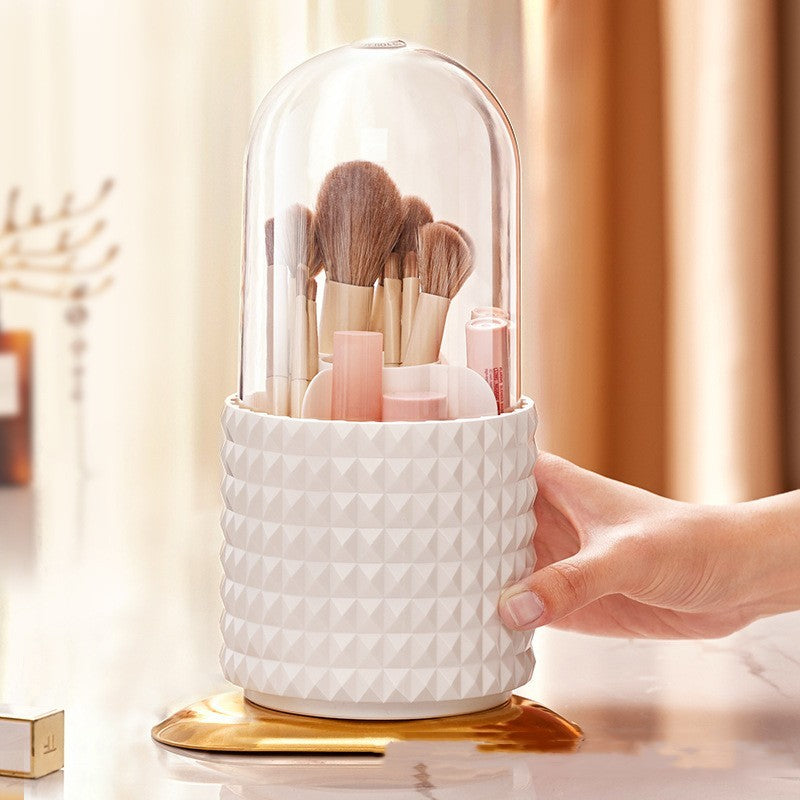 Cosmetics Storage Box Rotating Dust-proof Storage Rack