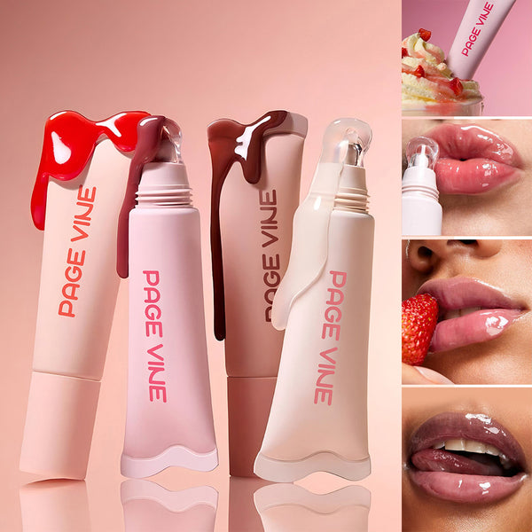 4-color Brightening Lip Balm Moisturizing Exfoliating  Women Cosmetics