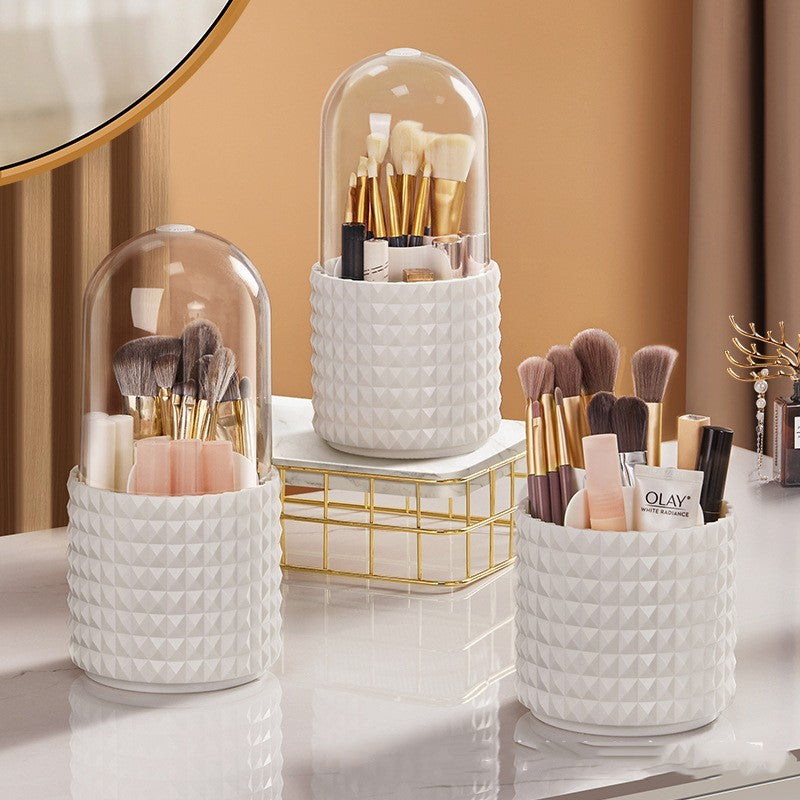 Cosmetics Storage Box Rotating Dust-proof Storage Rack