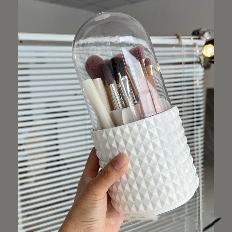 Cosmetics Storage Box Rotating Dust-proof Storage Rack