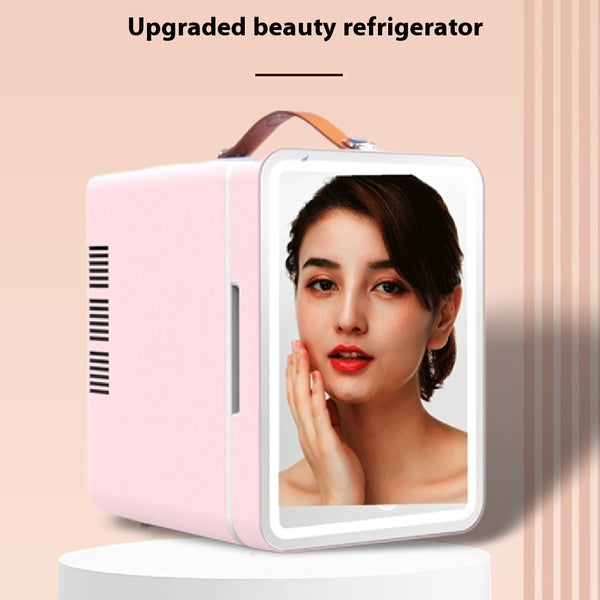 Beauty Refrigerator Makeup Skin Care Products Mini Smal110V Portable Built-in Light Car Refrigerator