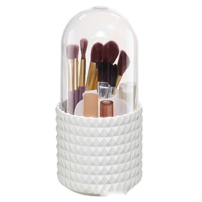 Cosmetics Storage Box Rotating Dust-proof Storage Rack